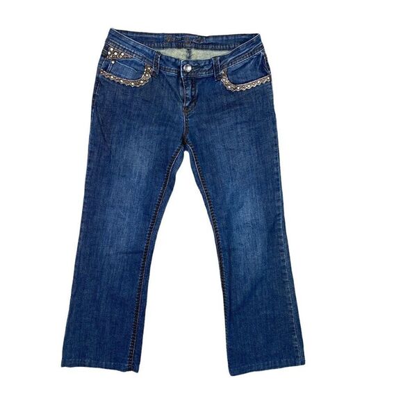 Grace In LA Jeans Bootcut Size 13 - Picture 1 of 8